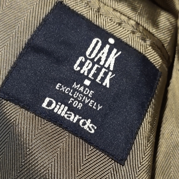 Oak Creek Men's Sport Coat Silk Wool Cashmere Blend 41L Herringbone Pattern - Picture 9 of 11